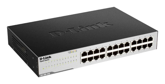 D-Link - GO-SW-24G switch No administrado Gigabit Ethernet (10/100/1000) Negro