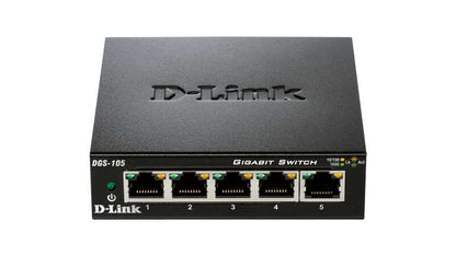 D-Link - DGS-105 switch No administrado Negro