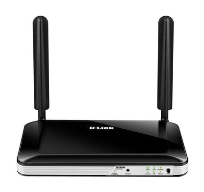 D-Link Router Inalambrico 4G LTE WiFi - Hasta 150Mbps - 4 Puertos RJ45 10/100 Mbps - 2 Antenas Externas - Color Negro 1 pieza(s)