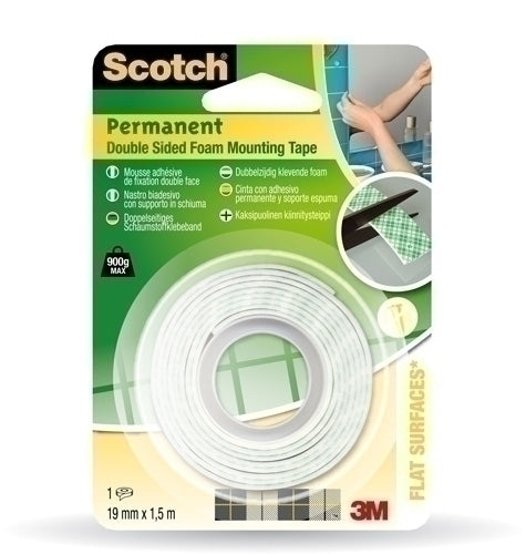 Scotch - CINTA DOBLE CARA SCOTCH SOPORTE 1 5x19