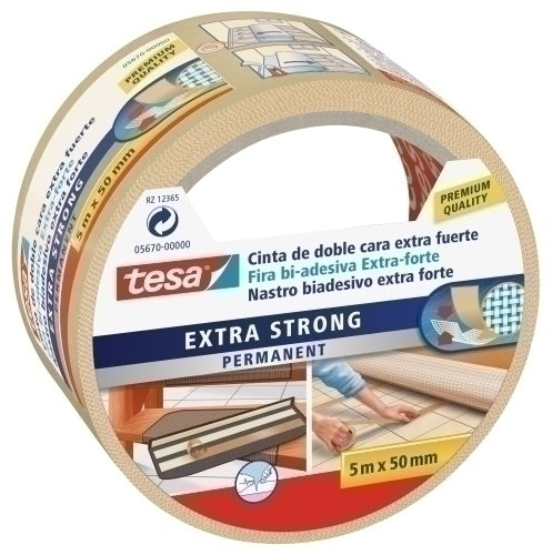 TESA - CINTA DOBLE CARA TESA MOQ.  5x50 EXTRA F