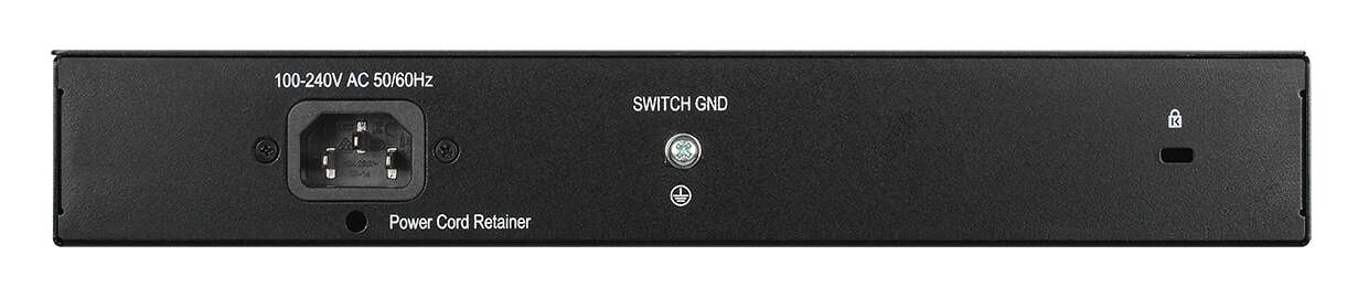 D-Link - DGS-1008MP switch No administrado Gigabit Ethernet (10/100/1000) Energía sobre Ethernet (PoE) 1U Negro