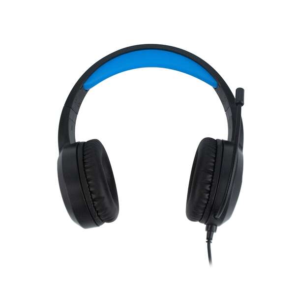 NGS GHX-510 Auriculares Gaming con Microfono USB 2.0 - Microfono Flexible - Iluminacion LED Azul - Altavoces de 40 mm - Diadema Ajustable - Compatible con PC, PS4 y Xbox One - Color Negro 1 pieza(s)