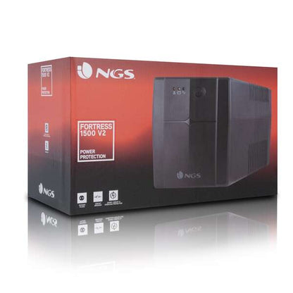 NGS - FORTRESS 1500 V2 En espera (Fuera de línea) o Standby (Offline) 1 2 kVA 720 W 3 salidas AC