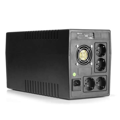 NGS Fortress 2000 V2 SAI 1500VA UPS 900W - Tecnologia Off Line - Funcion AVR - 4x Schukos - Proteccion Sobrecargas y Cortocircuitos 1 pieza(s)