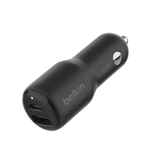 Belkin - CCB005btBK Portátil  Smartphone  Tableta Negro Encendedor de cigarrillos Carga rápida Interior