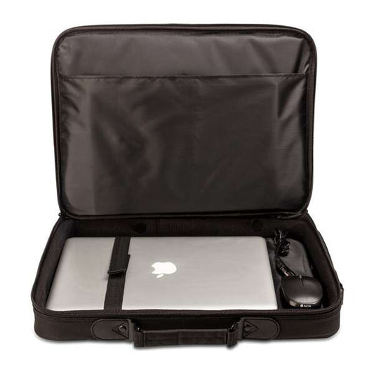 NGS Bureau Pack de Maletin para Portatil 16" + Raton USB 800dpi - Acolchado Interior - 2 Compartimentos y Bolsillo Exterior - Color Negro 1 pieza(s)