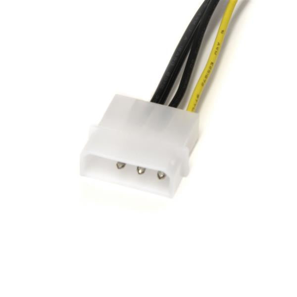 StarTech.com - Cable de 15cm Adaptador de Alimentación de LP4 a PCI Express PCIe de 8 Pines para Tarjeta Gráfica