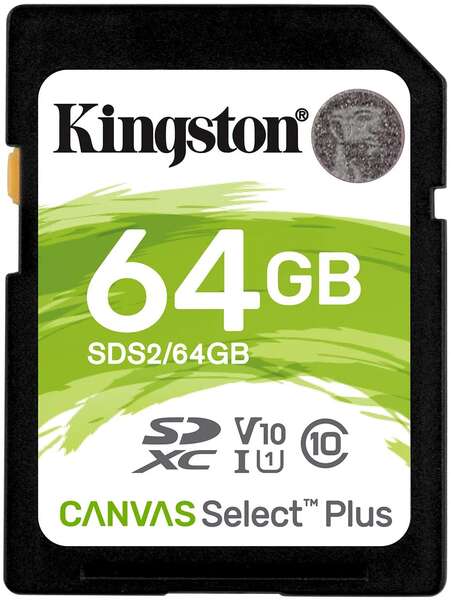 Kingston Technology - Canvas Select Plus 64 GB SDXC UHS-I Clase 10