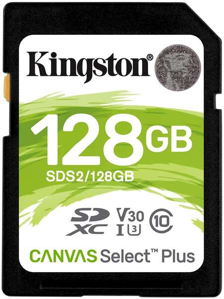 Kingston Technology - Canvas Select Plus 128 GB SDXC UHS-I Clase 10