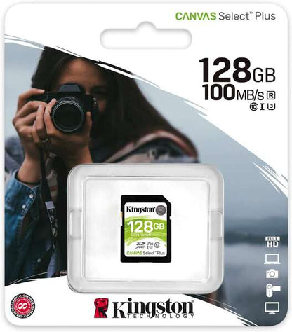 Kingston Technology - Canvas Select Plus 128 GB SDXC UHS-I Clase 10