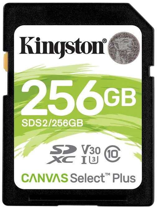 Kingston Technology - Canvas Select Plus 256 GB SDXC UHS-I Clase 10