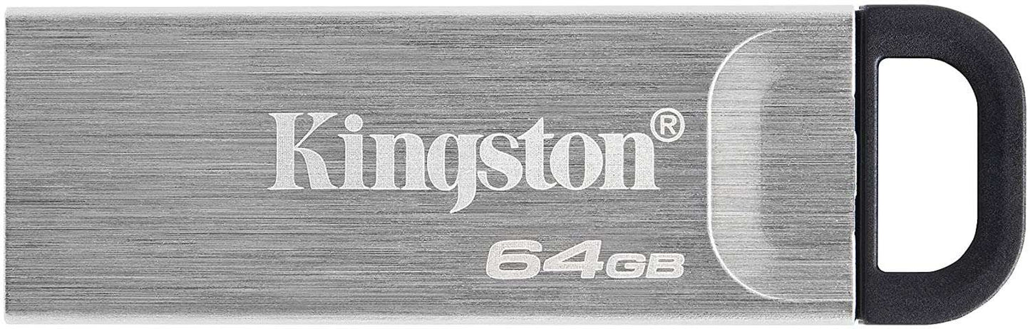 Kingston Technology - DataTraveler Kyson unidad flash USB 64 GB USB tipo A 3.2 Gen 1 (3.1 Gen 1) Plata