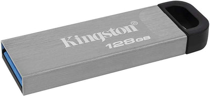 Kingston Technology - DataTraveler Kyson unidad flash USB 128 GB USB tipo A 3.2 Gen 1 (3.1 Gen 1) Plata