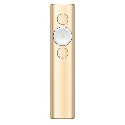 Logitech - Spotlight apuntador inalámbricos Bluetooth/RF Oro