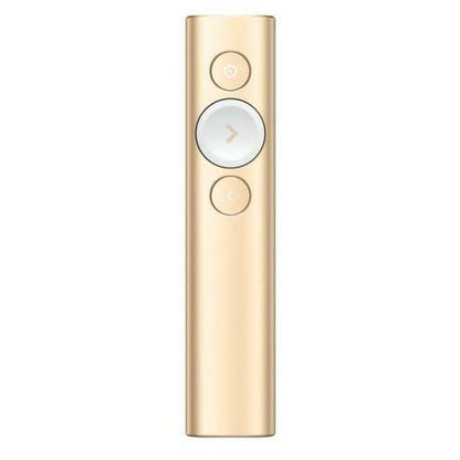 Logitech - Spotlight apuntador inalámbricos Bluetooth/RF Oro