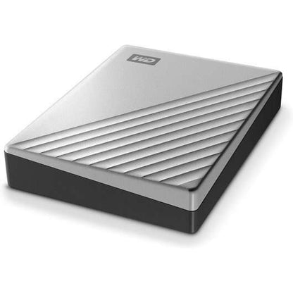 WD My Passport Disco Duro Externo 2.5" 4TB USB-C - Compatible con Windows y Mac - Color Plata 1 pieza(s)