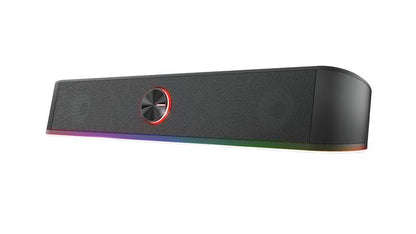 Trust GXT 619 Thorne Barra de Sonido Gaming 12W - Iluminacion RGB - Jack 3.5mm - Control de Volumen - Color Negro 1 pieza(s)