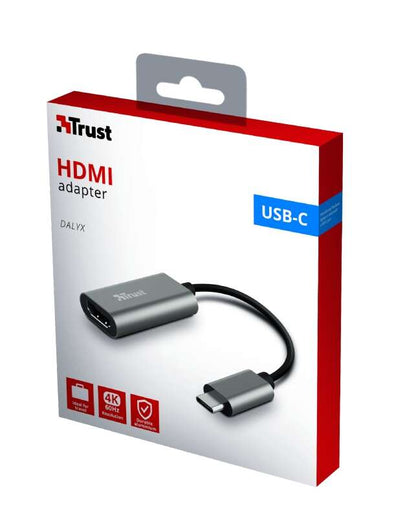 Trust - Dalyx Adaptador gráfico USB Gris