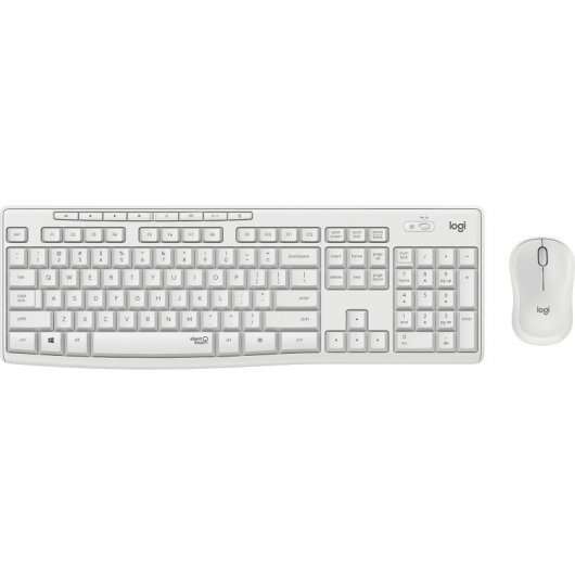 Logitech - MK295 Silent Wireless Combo teclado Ratón incluido Oficina USB QWERTY Español Blanco