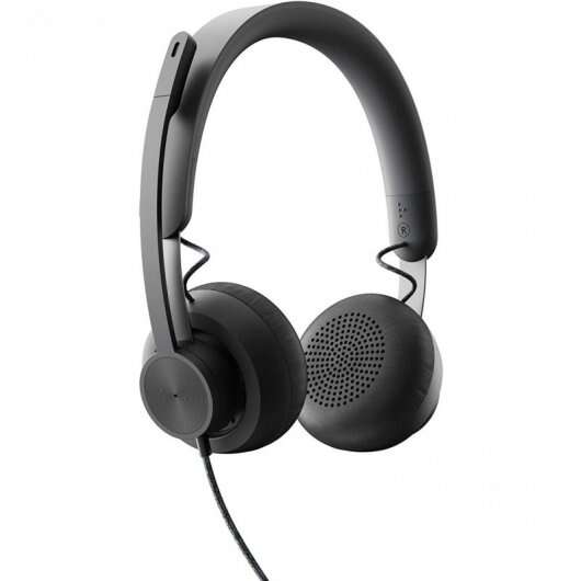 Logitech - Zone Auriculares Alámbrico Diadema Llamadas/Música USB Tipo C Grafito