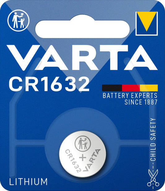 Varta - 1x 3V CR 1632 Batería de un solo uso CR1632 Litio