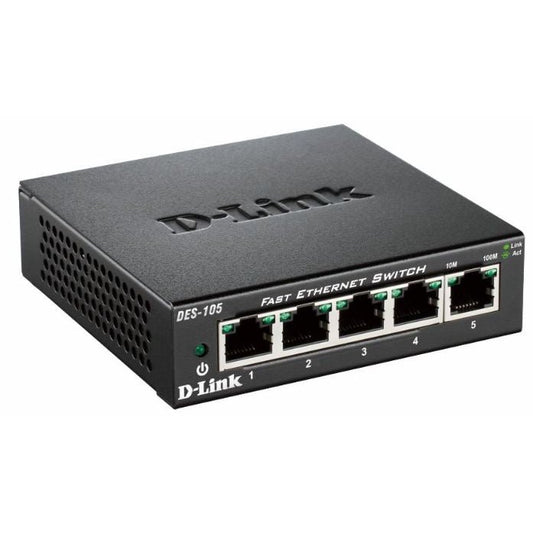 D-Link - DES-105 No administrado L2 Negro