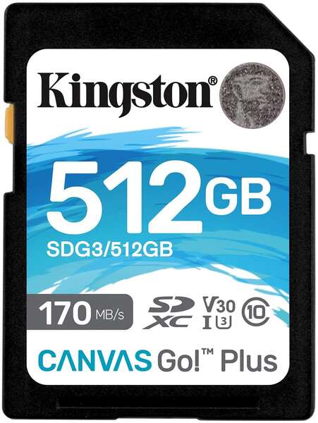 Kingston Technology - Canvas Go! Plus 512 GB SD UHS-I Clase 10