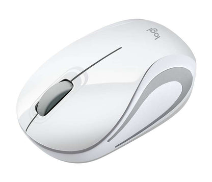 Logitech M187 Raton Inalambrico USB 1000dpi - 3 Botones - Uso Ambidiestro - Color Blanco 1 pieza(s)