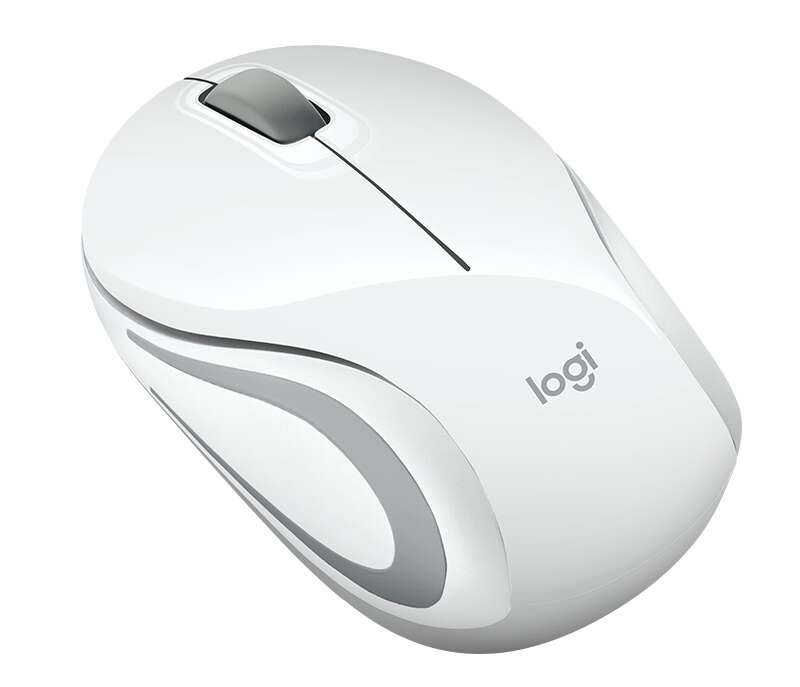 Logitech M187 Raton Inalambrico USB 1000dpi - 3 Botones - Uso Ambidiestro - Color Blanco 1 pieza(s)