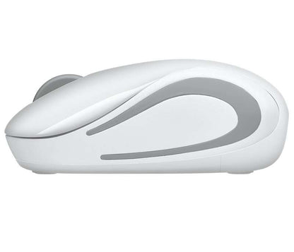 Logitech M187 Raton Inalambrico USB 1000dpi - 3 Botones - Uso Ambidiestro - Color Blanco 1 pieza(s)