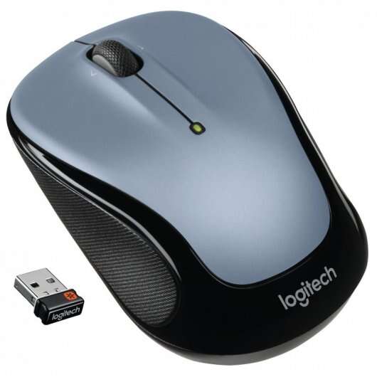 Logitech M325 Raton Inalambrico 1000dpi - 3 Botones - Uso Ambidiestro - Color Gris Claro 1 pieza(s)