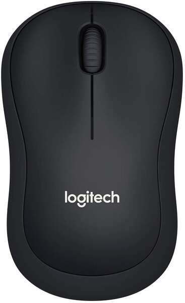 Logitech B220 Silent Raton Inalambrico USB 1000dpi - Silencioso - 3 Botones - Uso Ambidiestro - Color Negro 1 pieza(s)