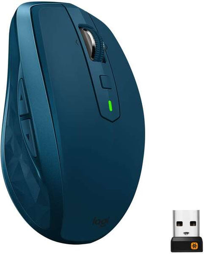 Logitech MX Anywhere 2S Raton Laser Inalambrico USB 4000dpi - 6 Botones - Uso Diestro - Color Azul 1 pieza(s)