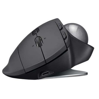 Logitech - MX Ergo ratón Oficina mano derecha RF Wireless + Bluetooth Trackball 440 DPI