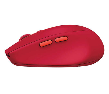 Logitech M590 Silent Raton Inalambrico USB 1000dpi - Silencioso - 7 Botones - Uso Diestro - Color Rojo 1 pieza(s)