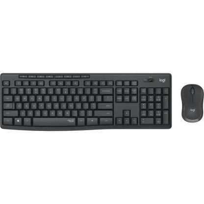 Logitech - MK295 Silent Wireless Combo teclado Ratón incluido Oficina USB QWERTY Español Grafito