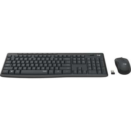 Logitech - MK295 Silent Wireless Combo teclado Ratón incluido Oficina USB QWERTY Español Grafito