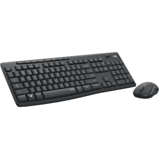 Logitech - MK295 Silent Wireless Combo teclado Ratón incluido Oficina USB QWERTY Español Grafito