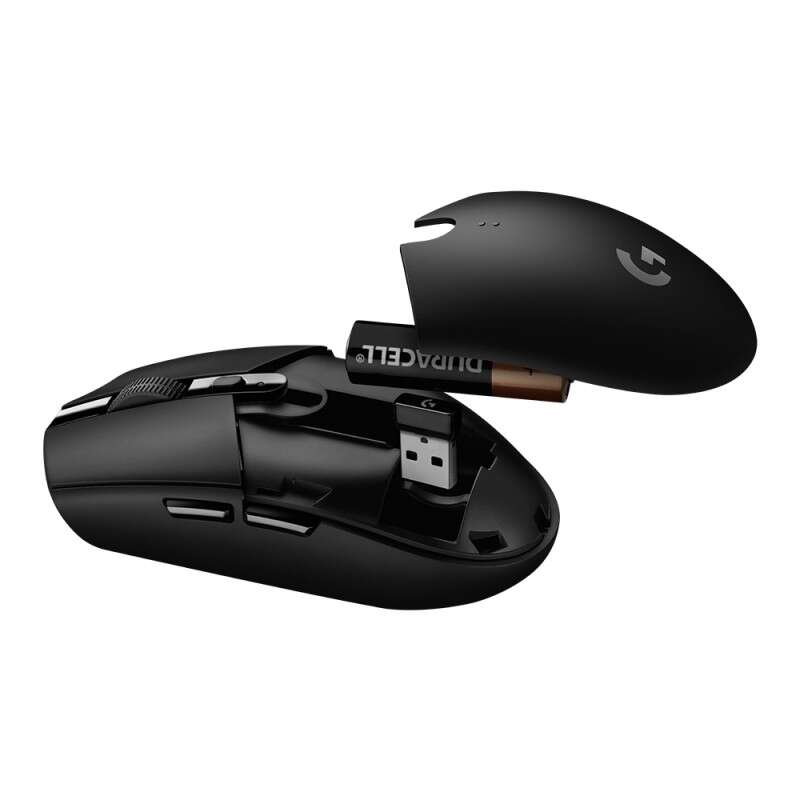 Logitech G - G305 ratón Juego mano derecha RF Wireless + Bluetooth Óptico 12000 DPI