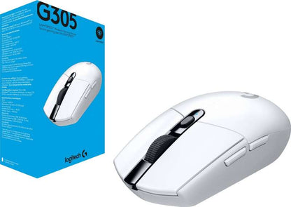 Logitech G305 Lightspeed Raton Inalambrico USB 12000dpi - 5 Botones Programables - Uso Diestro - Color Blanco 1 pieza(s)