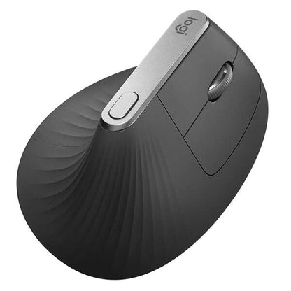 Logitech - MX Vertical ratón mano derecha Oficina RF Wireless + Bluetooth Óptico 4000 DPI