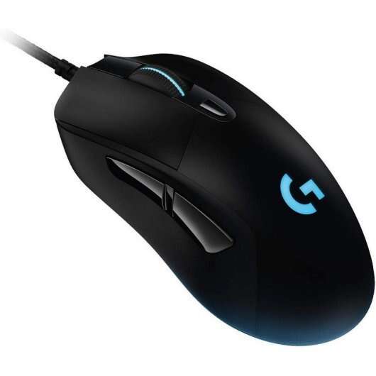 Logitech G403 Hero Raton USB 16000dpi - 5 Botones - Iluminacion LED - Uso Diestro - Cable de 2.10m - Color Negro 1 pieza(s)