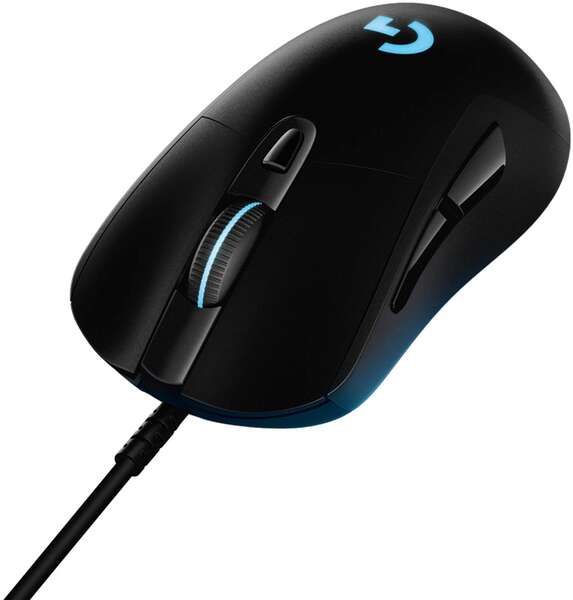 Logitech G403 Hero Raton USB 16000dpi - 5 Botones - Iluminacion LED - Uso Diestro - Cable de 2.10m - Color Negro 1 pieza(s)