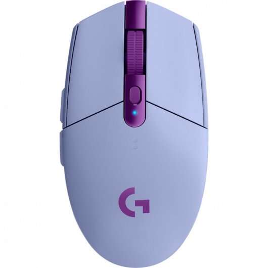 Logitech G305 Lightspeed Raton Inalambrico USB 12000dpi - 5 Botones Programables - Uso Diestro - Color Violeta 1 pieza(s)