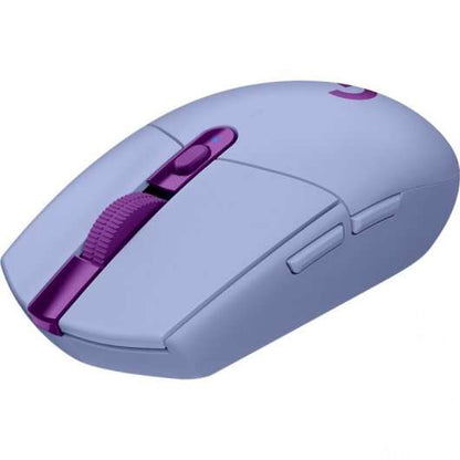 Logitech G305 Lightspeed Raton Inalambrico USB 12000dpi - 5 Botones Programables - Uso Diestro - Color Violeta 1 pieza(s)