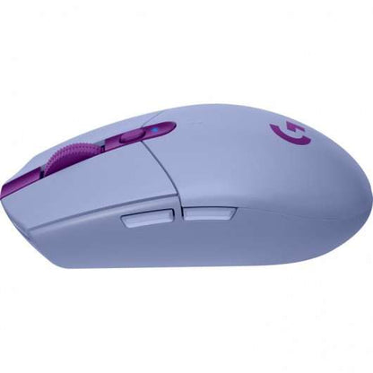 Logitech G305 Lightspeed Raton Inalambrico USB 12000dpi - 5 Botones Programables - Uso Diestro - Color Violeta 1 pieza(s)