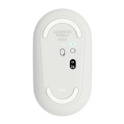 Logitech - Pebble M350 ratón Oficina Ambidextro RF Wireless + Bluetooth Óptico 1000 DPI