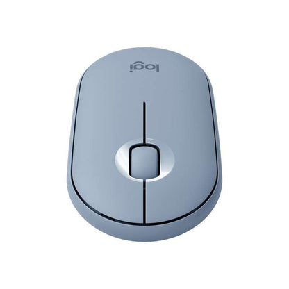 Logitech Pebble M350 Raton Inalambrico USB 1000dpi - 3 Botones - Uso Ambidiestro - Color Azul 1 pieza(s)