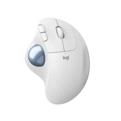 Logitech Ergo M575 Raton Inalambrico Trackball USB 2000dpi - 5 Botones - Uso Diestro - Color Blanco 1 pieza(s)